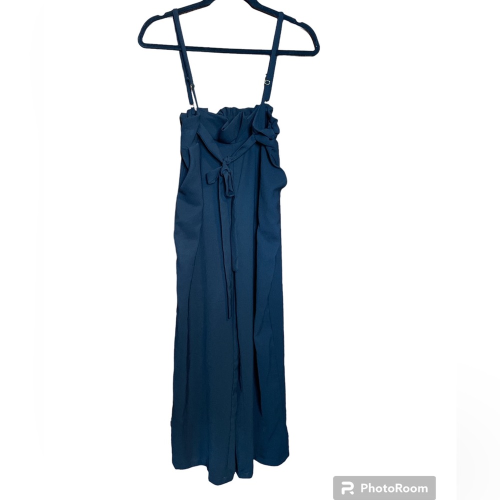 Shein Black Overall/ Pants With Shoulder Straps - Picture 1 of 9